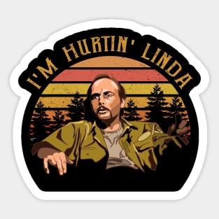 I'm Hurtin' Linda vintage retro Doyle Hargraves Sticker